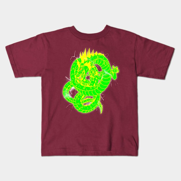 dragon Shenron Kids T-Shirt by puglove